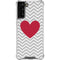 Chevron Heart Galaxy S21 FE Clear Case